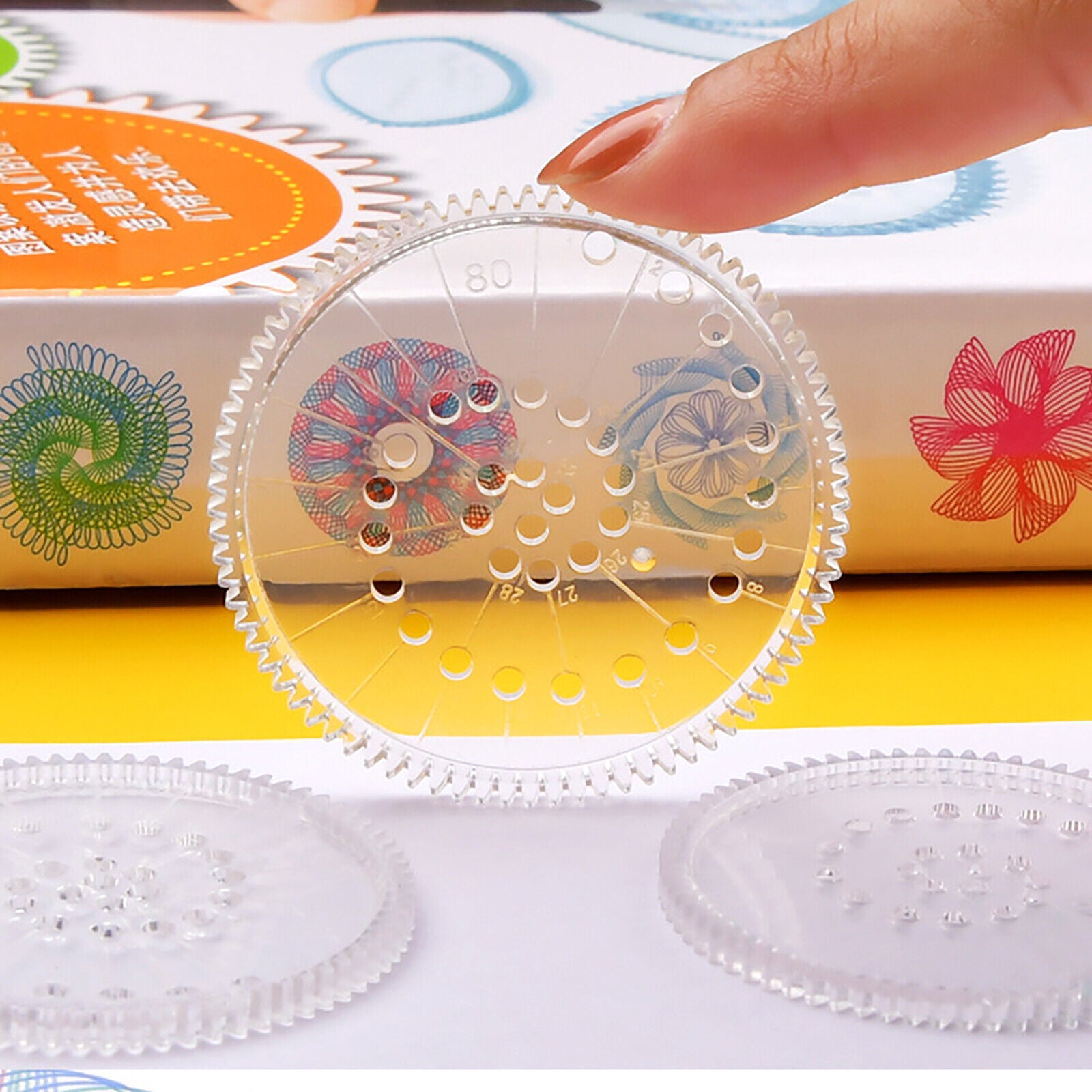 28Pcs Spirograph Design Set Drawing Kids Art Craft Brought interlocking elegant