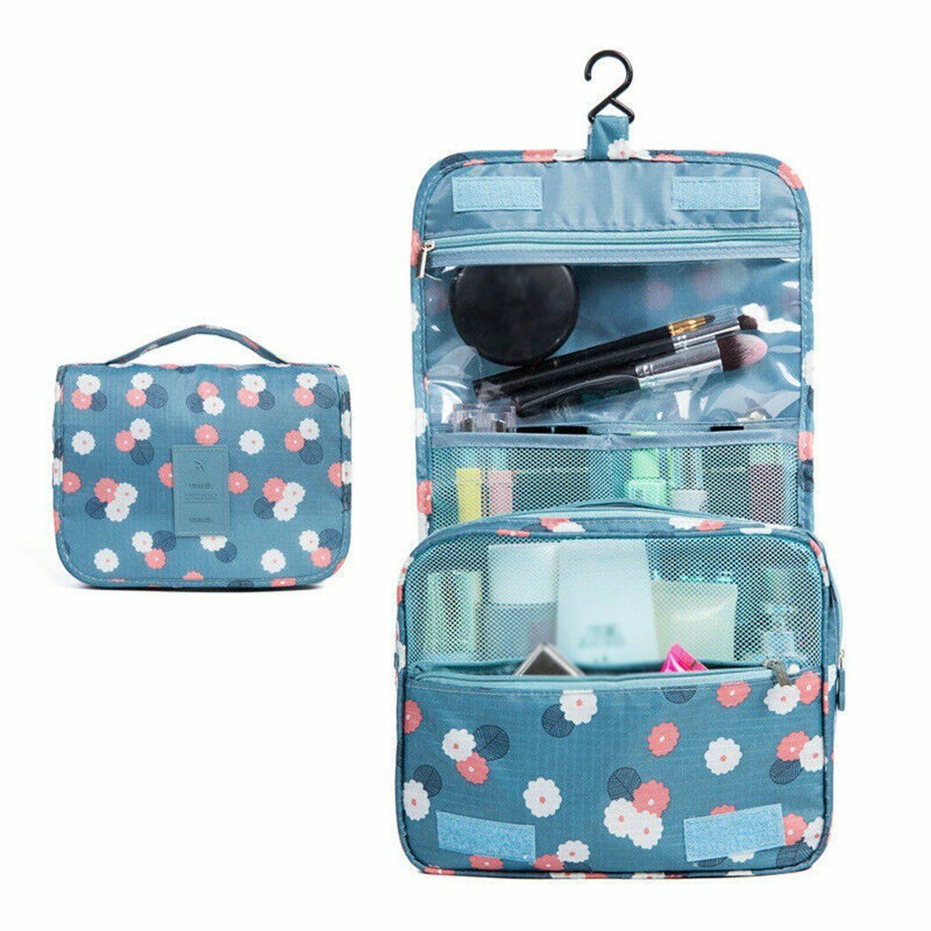 Travel Cosmetic Makeup Bag Storage Large Bag Hanging Toiletry Case  Organizer