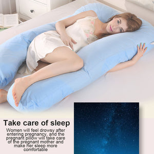 U-shape Maternity Pregnancy Pillow Nursing Sleeping For Body Feeding Support