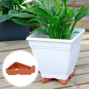 24X Flower Pot Feet Garden Plant Low Profile Outdoor Pot Feet Risers Invisible`