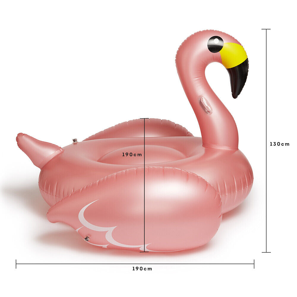 Pool Set Giant Inflatable Flamingo Pool Float Raft Swimming Lounge Toy Bed