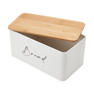 Bread Bin Storage Box Kitchen Food Storage Loaf Bread Keeper Container w/ Lid