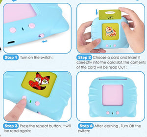 Talking Flash Cards For Toddlers Preschool Words Learning Cards Toy For Kids