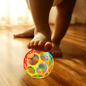 Baby Grasping Ball Oball Grabber Ball for Baby Sensory Toy (S 3 w/ Ball)