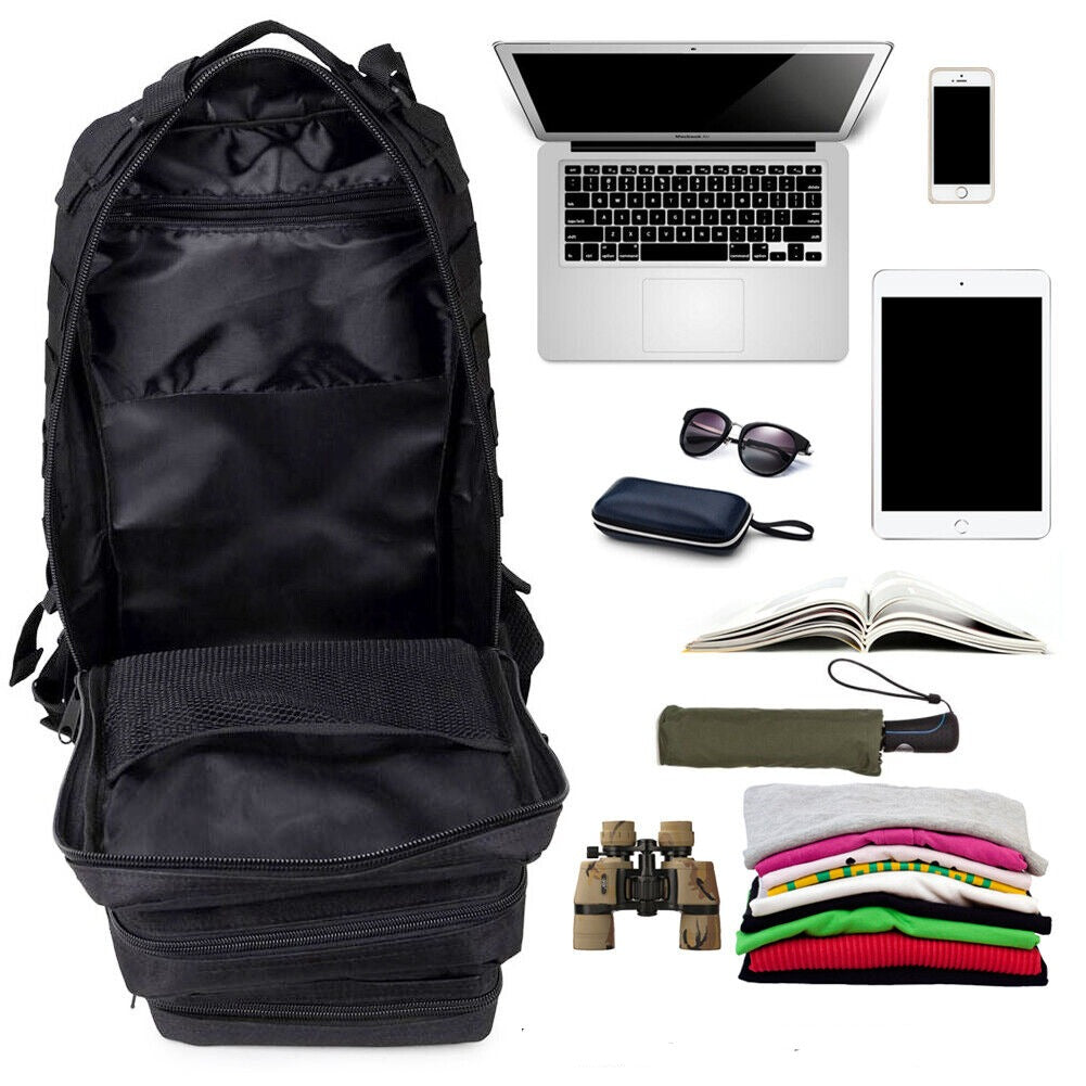 70L Hiking Camping Bag Waterproof Backpack Outdoor Travel Luggage Rucksacks