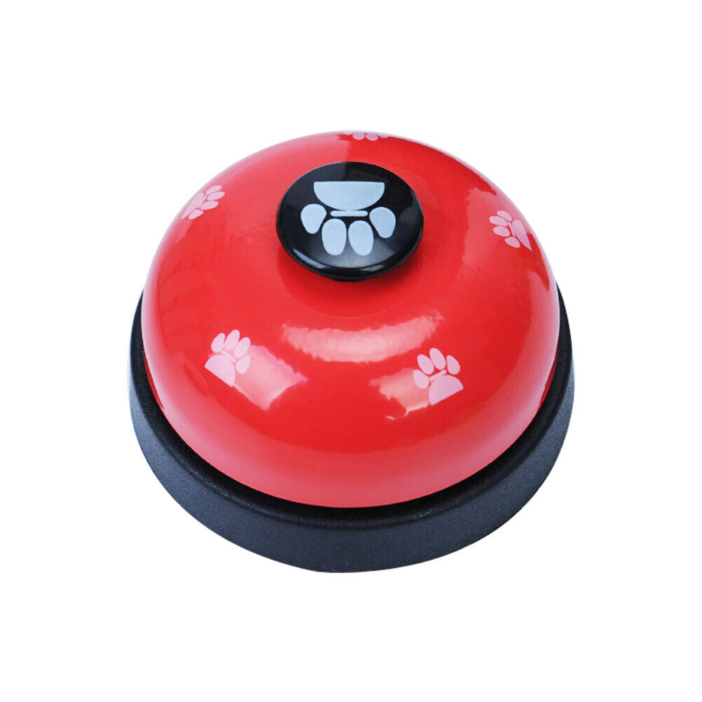 RED Pet Dog Training Bells Puppy Meal Bell Interactive Dinner Feeding Door Rings Toy
