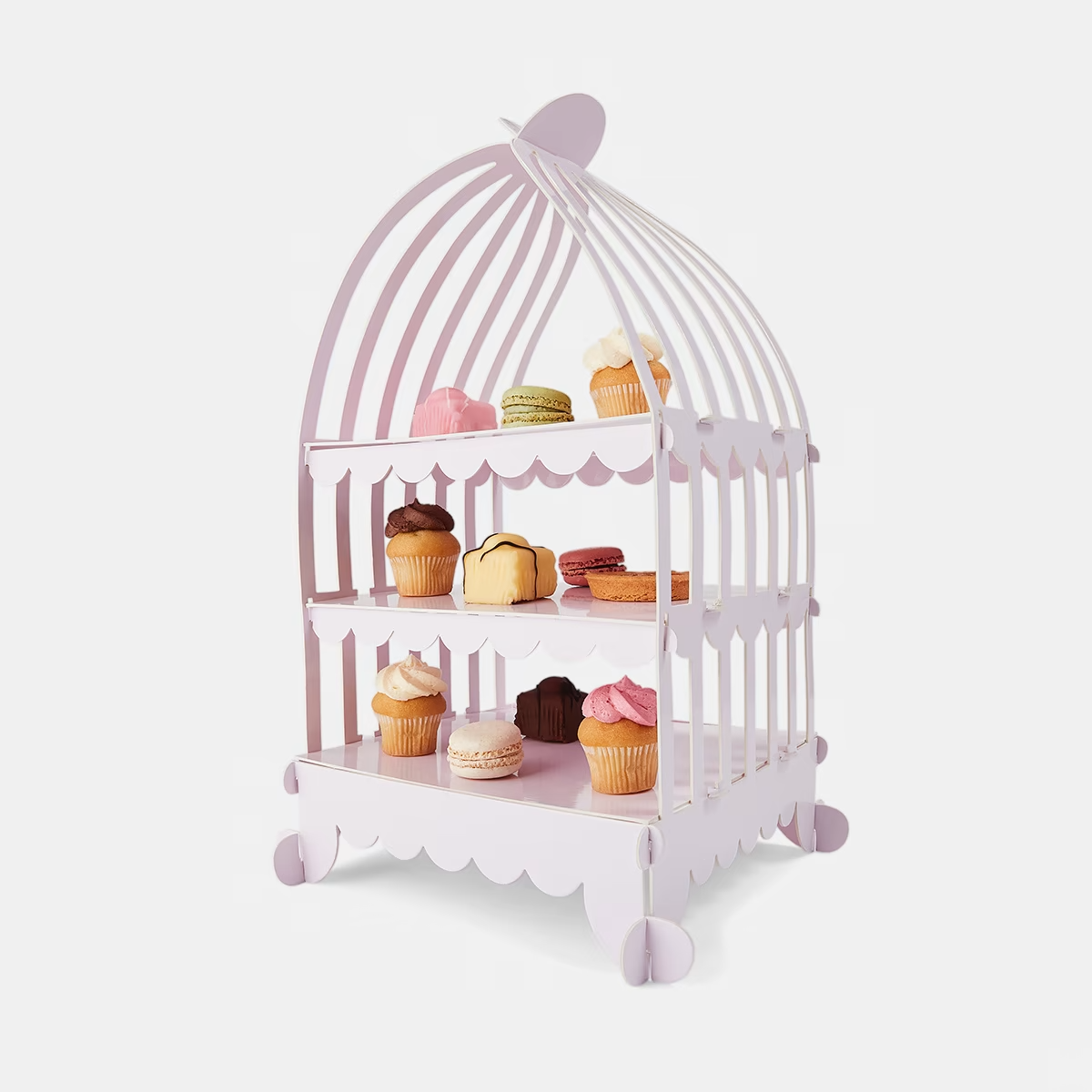 3 Tier Tool Cake Plate Food Stand Fruit Party Serving Cupcake Wedding Fairy Tale