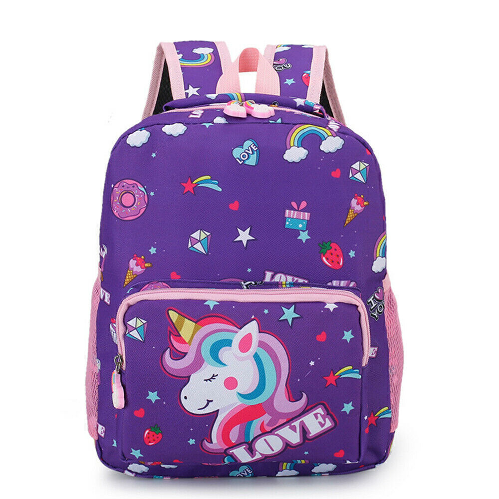 D Kids Children Unicorn Backpack Rucksack Girls Boys School Bags Kindergarten Bags