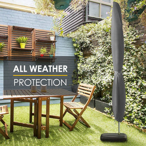 Outdoor Cantilever Umbrella Cover Garden Patio Parasol Sun/Rain/Dust Protection