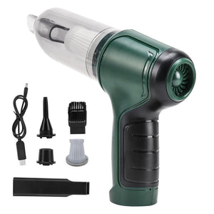 Green 12000PA Handheld Cordless Vacuum Cleaner Home & Car Dust Blower Mini Air Duster