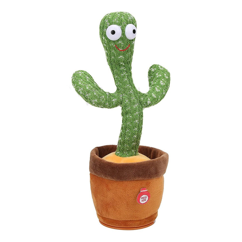 Dancing Cactus Plush Toy Electronic Shake with Songs Recording Funny Toys Gifts