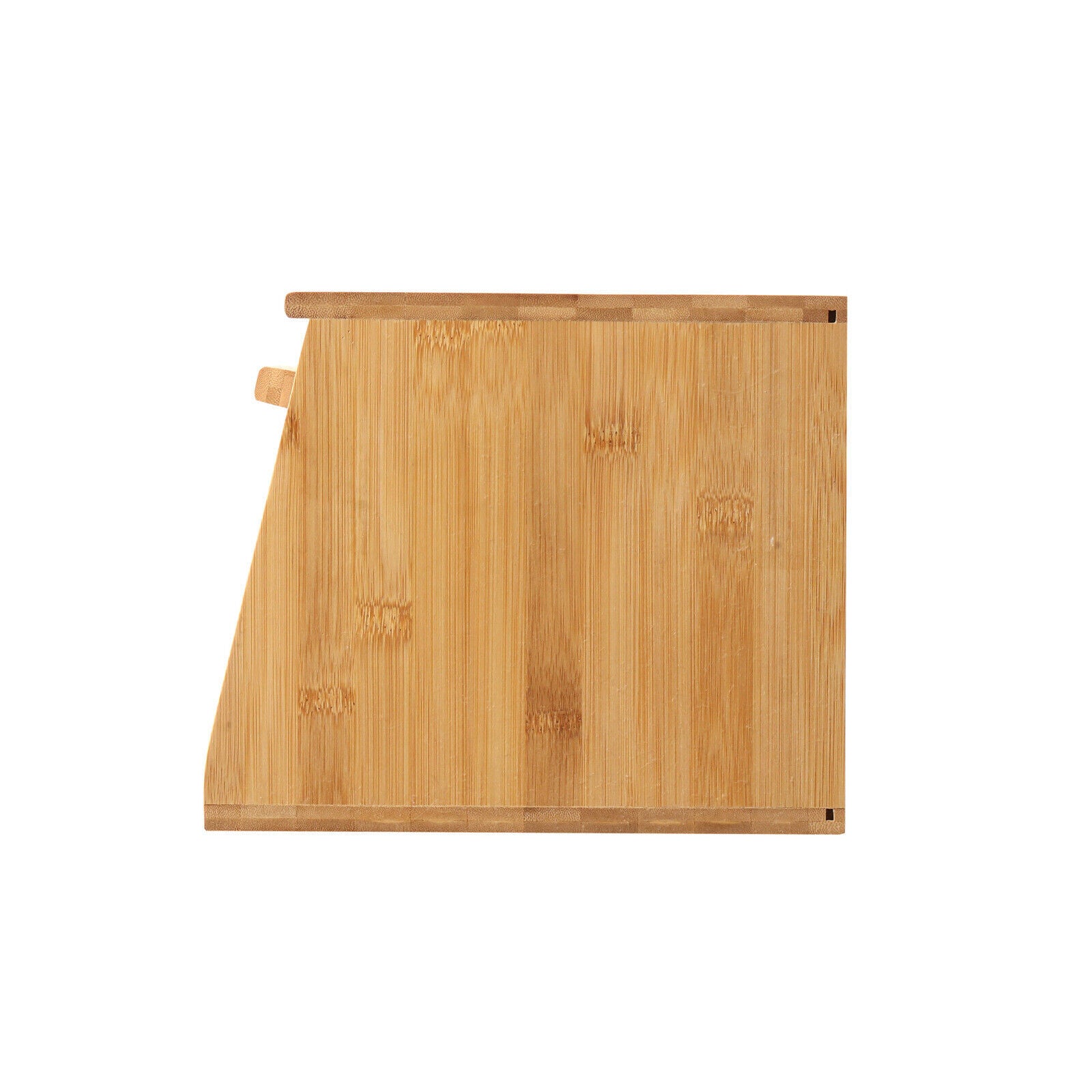 Sherwood Home Bamboo Bread Box With Lid Natural Bamboo