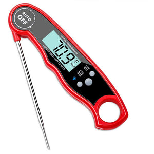 Food Thermometer with Probe Waterproof BBQ Instant Read Digital Meat Thermometer