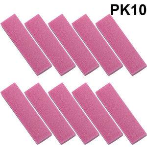 20pcs Block Acrylic Sponge Files Surface Art Sanding Manicure Care Buffer Nail