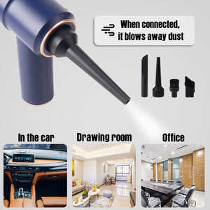 Handheld Cordless Vacuum Cleaner Dust Blower 42000RPM Mini Air Duster Home & Car
