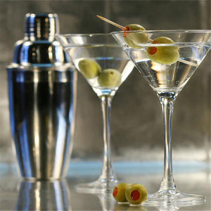 5PCS Cocktail Shaker Bartender Set  Mixer Martini Spirits Bar Strainer