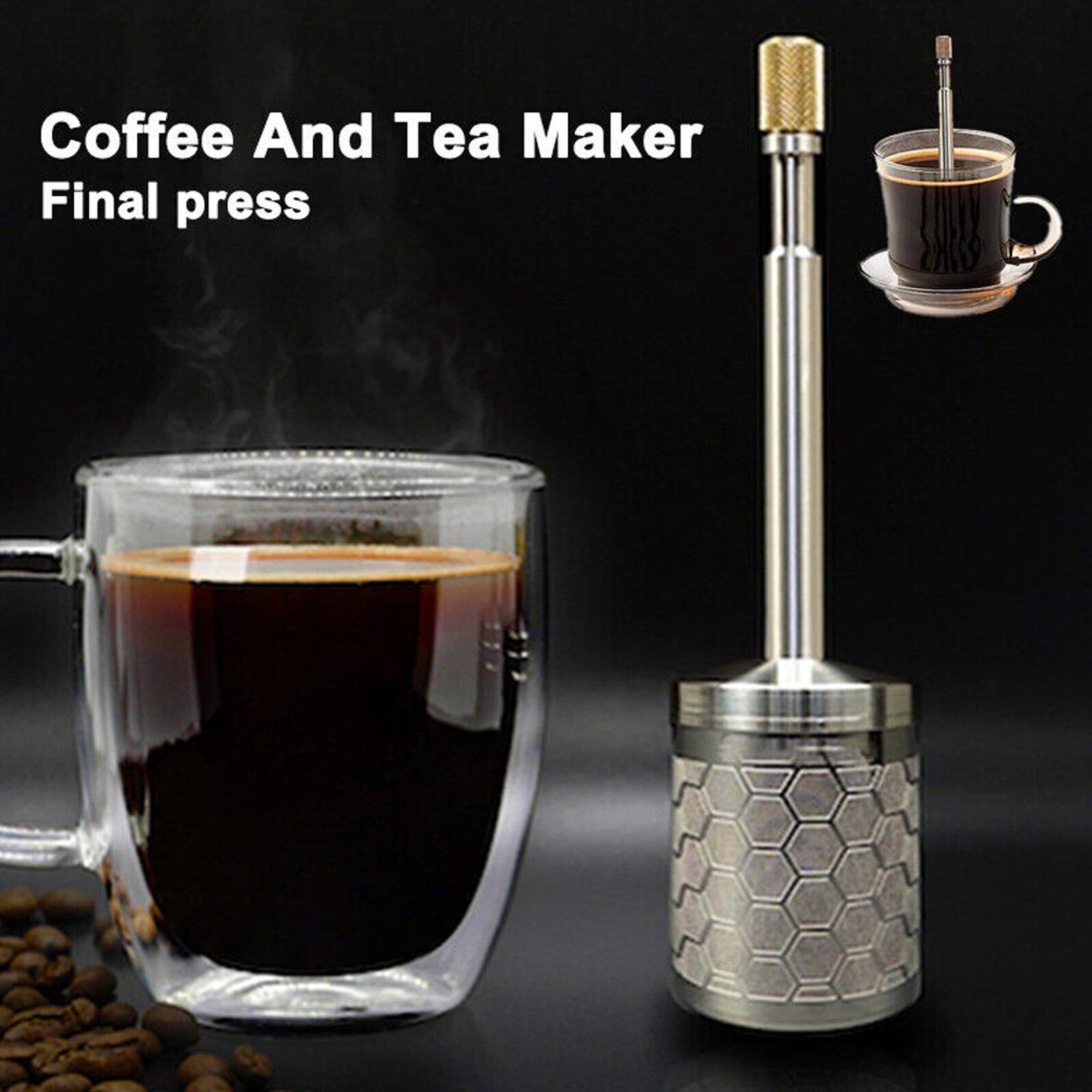 Portable Travel Coffee Brewer Final press Reusable Coffee Filter Coffee Maker