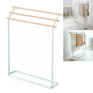 Freestanding Towel Rack 3 Tier Metal Towel Bar Stand Storage Holder Dry Rack