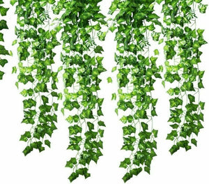30pcs 2M Artificial Ivy Vine Fake Foliage Hanging Leaf Garland Plant Party Decor