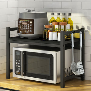 Adjustable Metal Oven Microwave Shelf Kitchen Organiser Storage Rack Holder