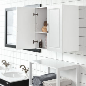 Wall Cabinet Kitchen Cabinet Bathroom Cabinet Storage Cabinet WHITE
