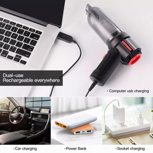 3 in 1 Handheld Vacuum Cleaner Cordless Home Car Dust Air Duster