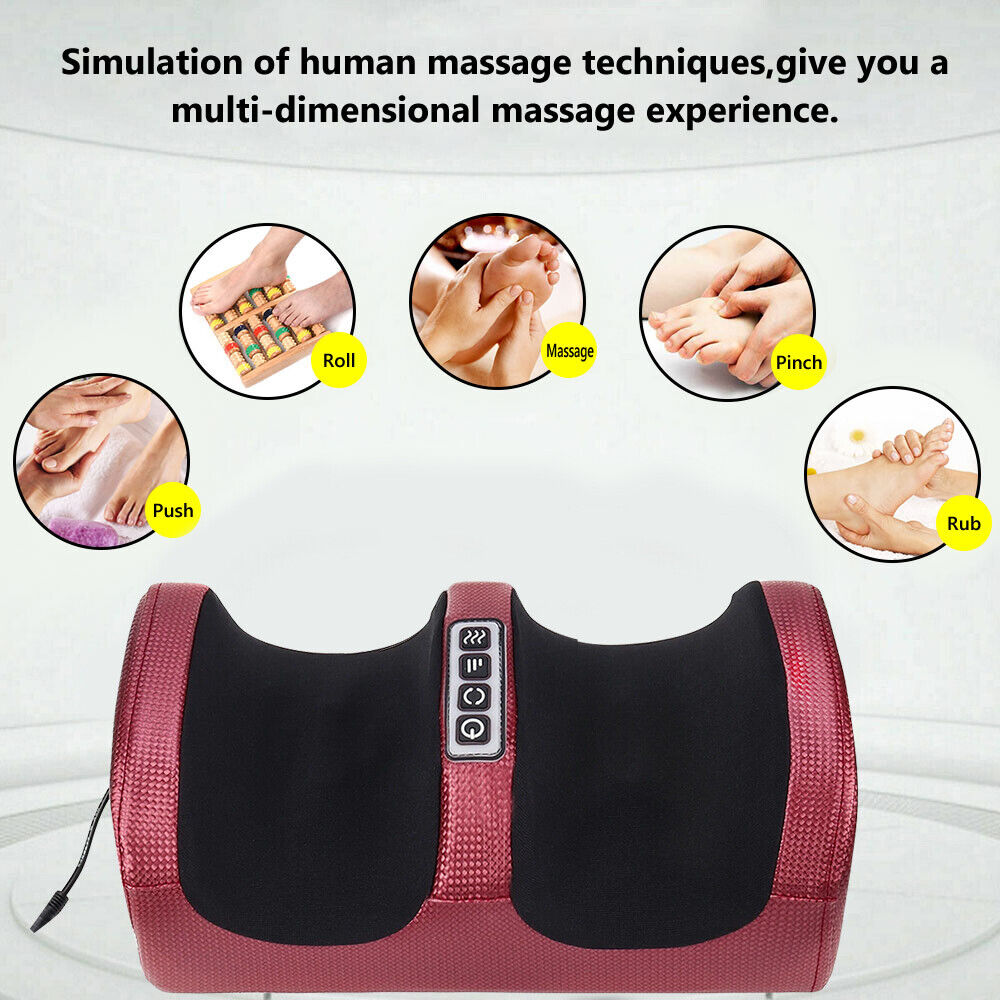 Foot Massager Massage Machine New Feet Kneading Calf Pain Relief Electric Heated