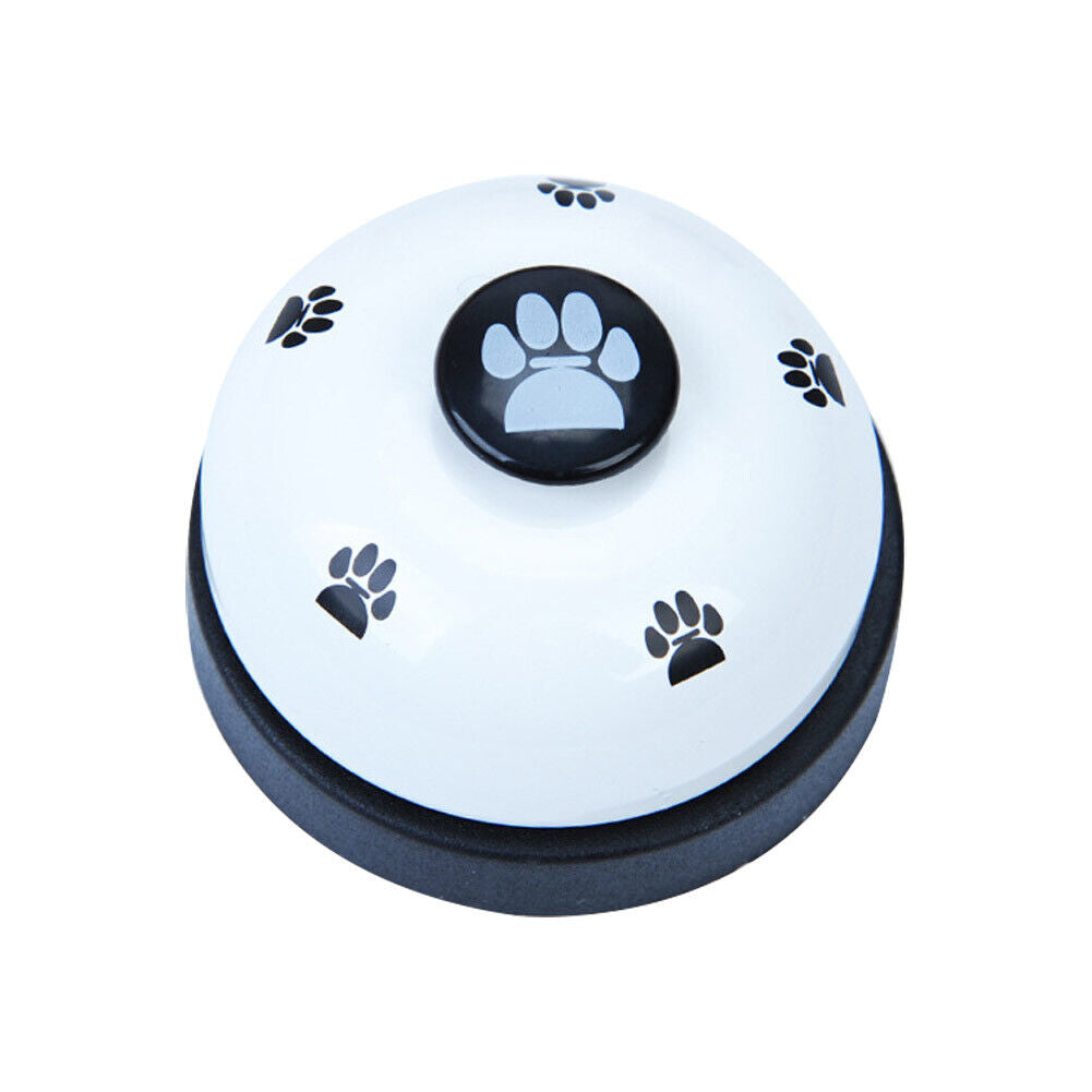 White Pet Dog Training Bells Puppy Meal Bell Interactive Dinner Feeding Door Rings Toy