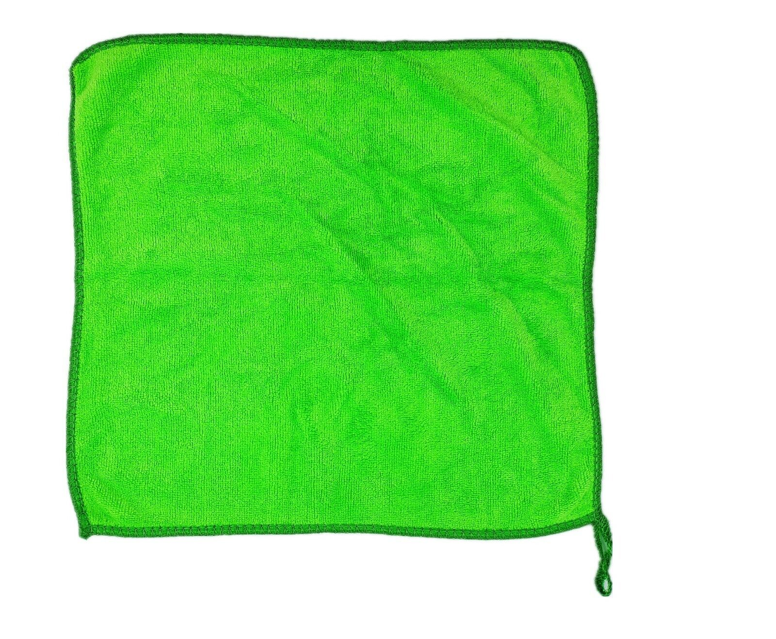 20 Pcs  Green Microfibre Glass Cleaning Cloth Car Towel Window Dish Washing 30x30 cm