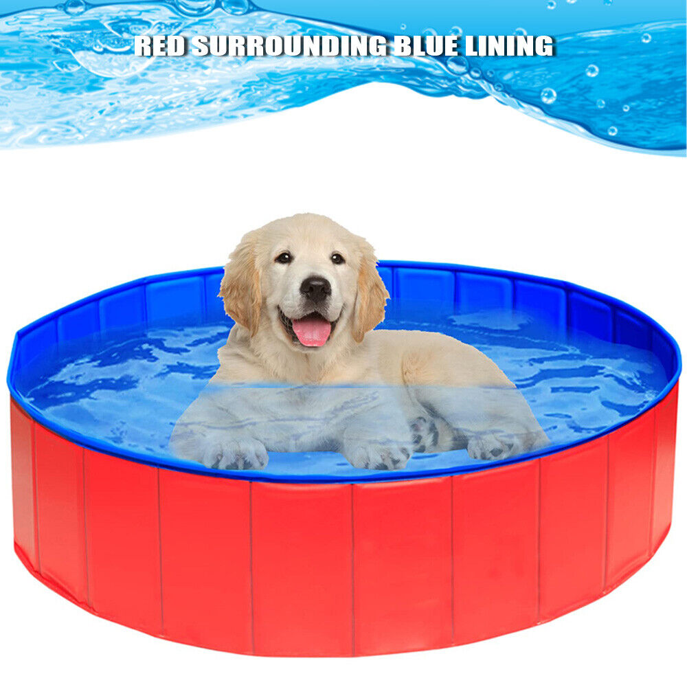 Portable Pet Swimming Pool Kids Dog Cat Washing Bathtub Outdoor Bathing Foldable